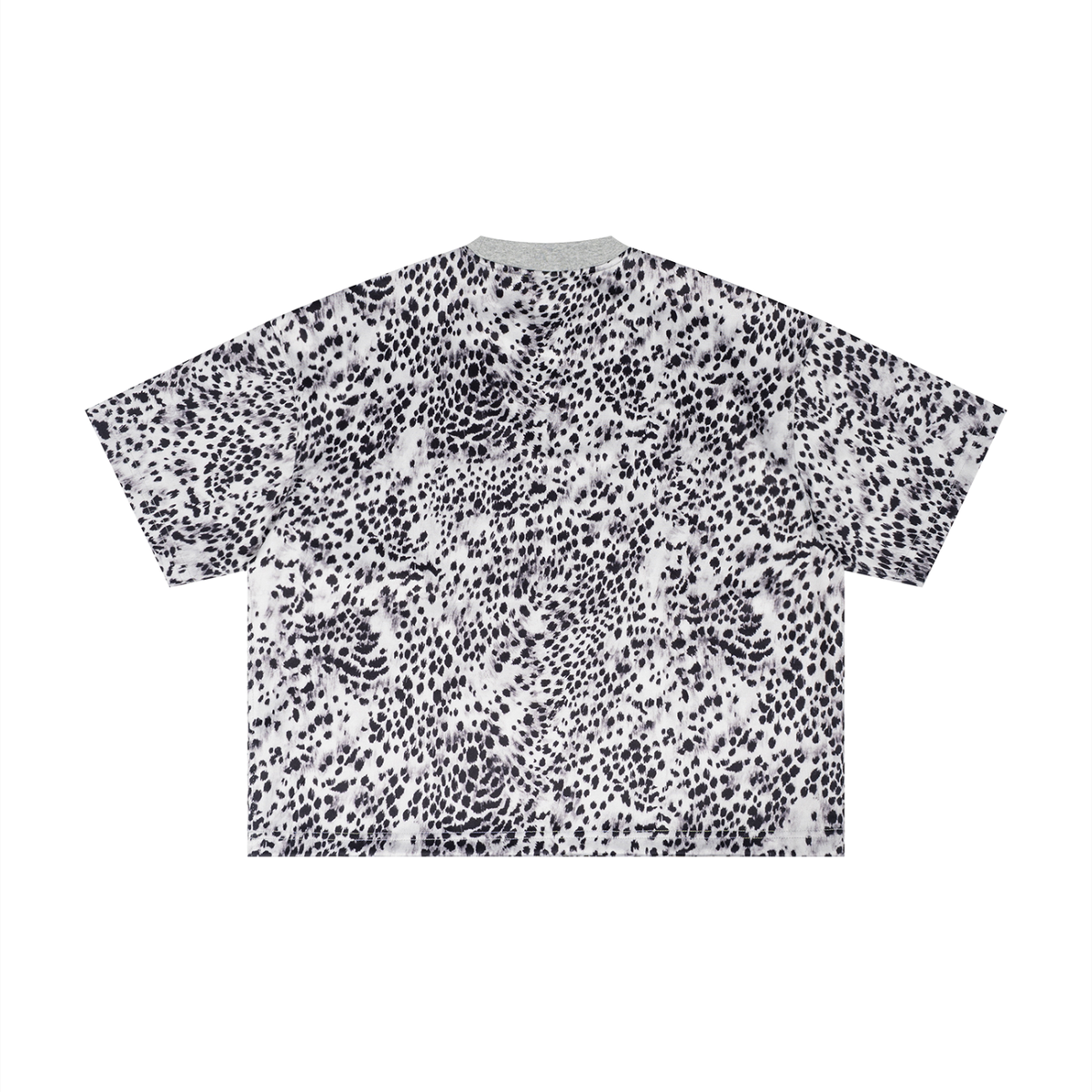 ZeroLeave Leopard Print Boxy T-Shirt