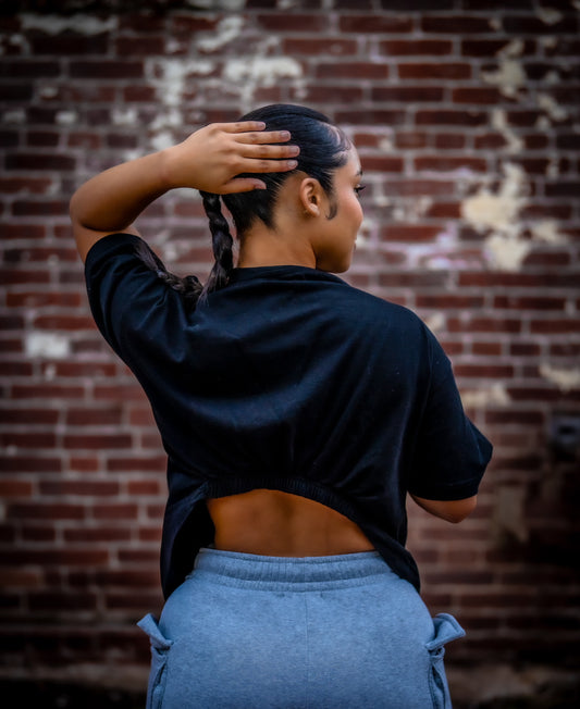 *Scrunch Back Tee*