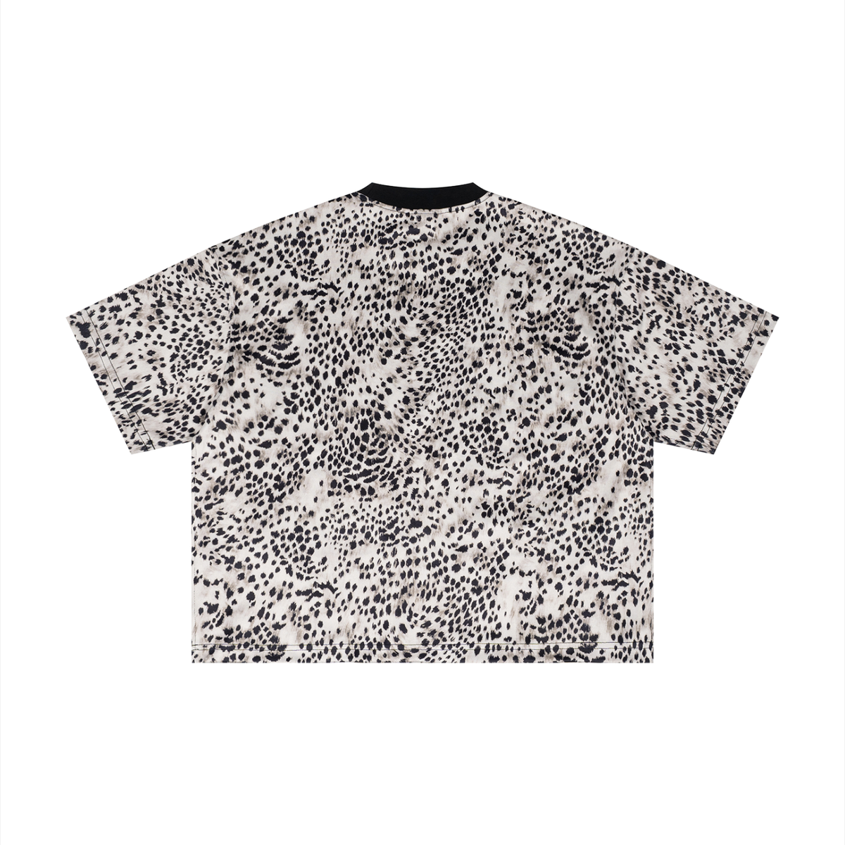 ZeroLeave Leopard Print Boxy T-Shirt