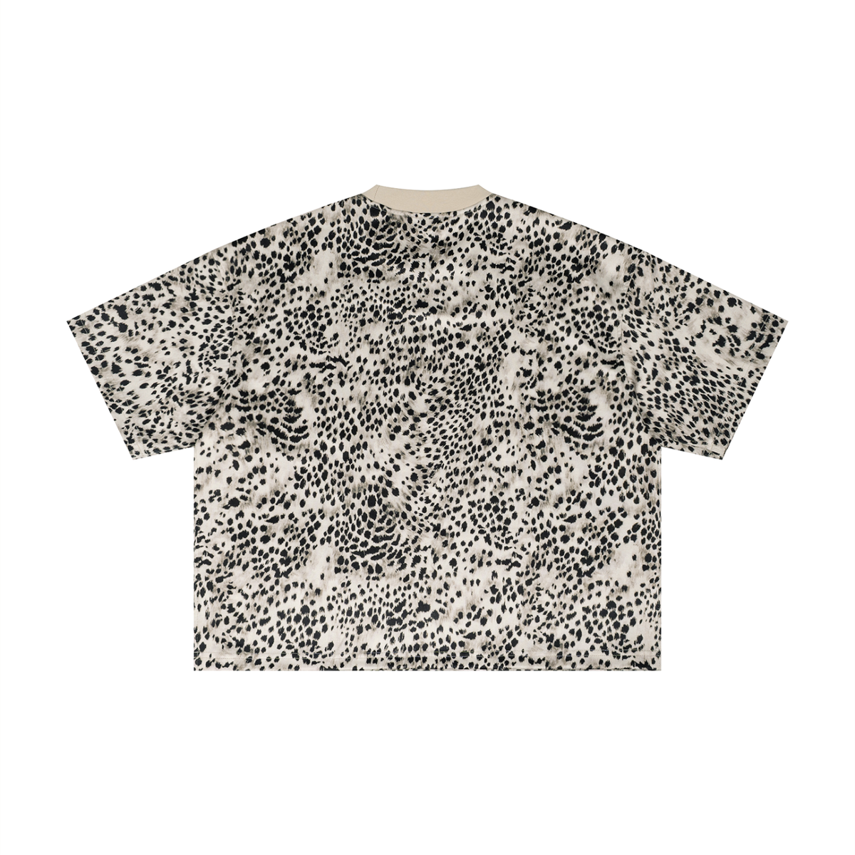 ZeroLeave Leopard Print Boxy T-Shirt